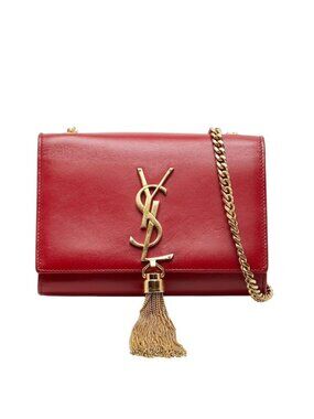 Saint Laurent YSL Monogram Kate Small Tassel Crossbody Chain Shoulder Bag